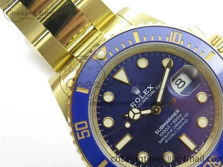 MiroTime 0506 Submariner 41mm 126618 LB YG BP Maker Best Edition Blue Dial on YG Bracelet DailyWear 2572